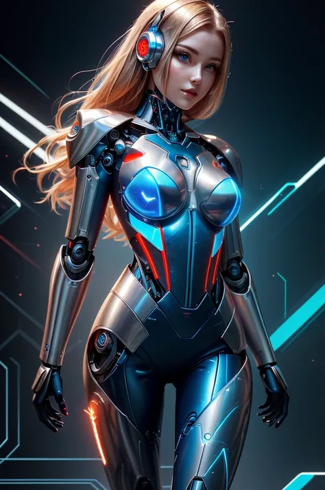 a woman in a futuristic suit with a futuristic body, girl in mecha cyber armor, cyborg girl, beutiful girl cyborg, perfect anime cyborg woman, clothed in cyber armour, cyber suit, cyber armour, cybersuit, cyborg - girl, cute cyborg girl, cyberpunk robotic ...