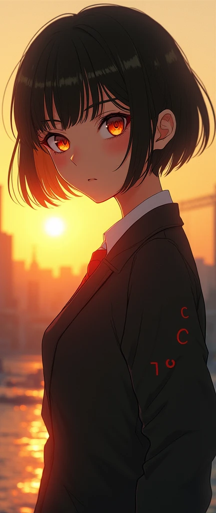 ((RAW photo), absurd, (absurdresolution)), (sexy), (tangerine-colored pupil, sharp pupil), ((realistic style)), ((slender, shapely girls)), (short hair, bangs) (Character with special powers or abilities) ((Collegiate attire or uniform)), Small details lik...