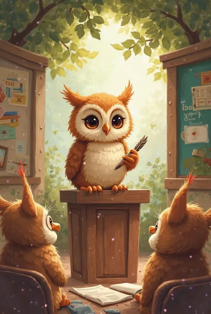 Little owl teacher 
