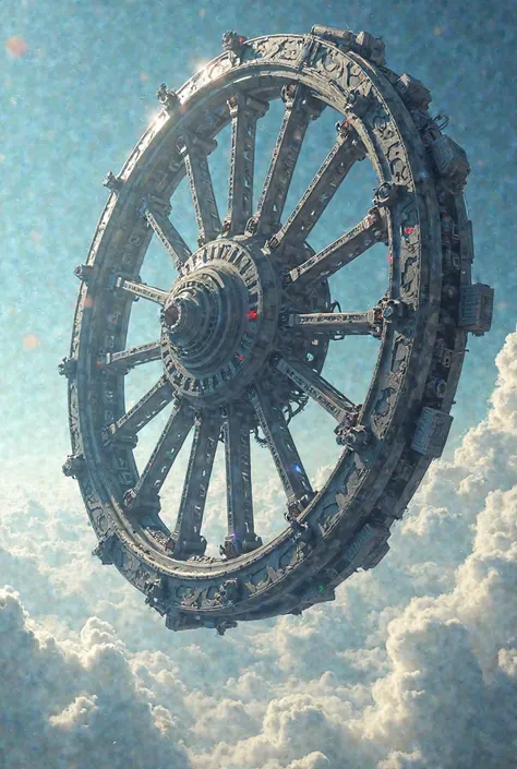 the flying object is a giant wheel