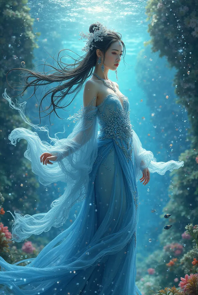 Ancient Chinese beautiful princess of the Water Nation 