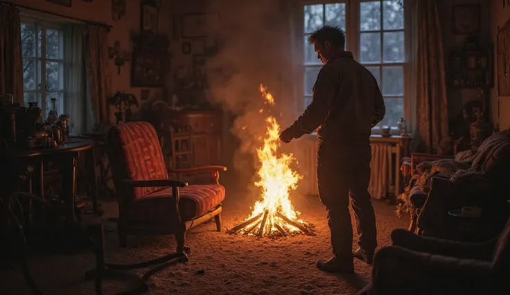 The storm had been raging for hours, and the power had long since gone out, leaving the room bathed in the flickering glow of the flames. He stared into the fire, his mind drifting to memories he’d rather forget—memories of war, of loss, and of a life he’d...