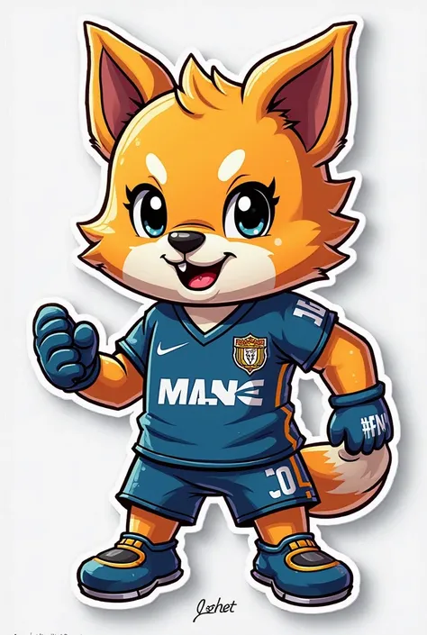 based on this futuristic image, aggressive and competitive, create sticker for Whattsap.And Telegram of the mascot of the Unión Deportiva Las Palmas, con distintas legends, las legends que debe tener el ssltiker son:
(remembers each legend =1 different sti...