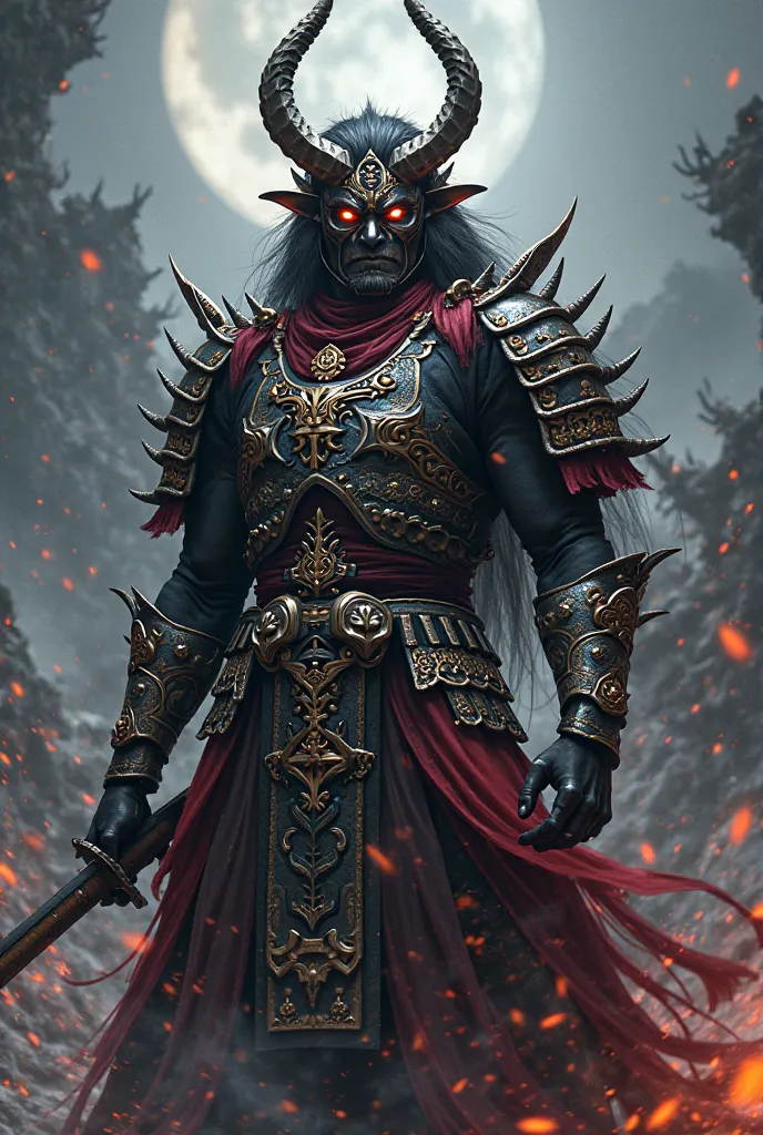 Demon Anime Samurai Costume