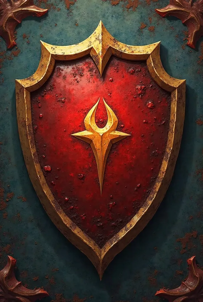 Stop button (StopButton):

 Description : "An icon for a stop button shaped like a medieval shield. The intense red shield with a gold border and a symbol of the Alliance or the Horde inside. The background should show a battlefield or a mystical landscape...