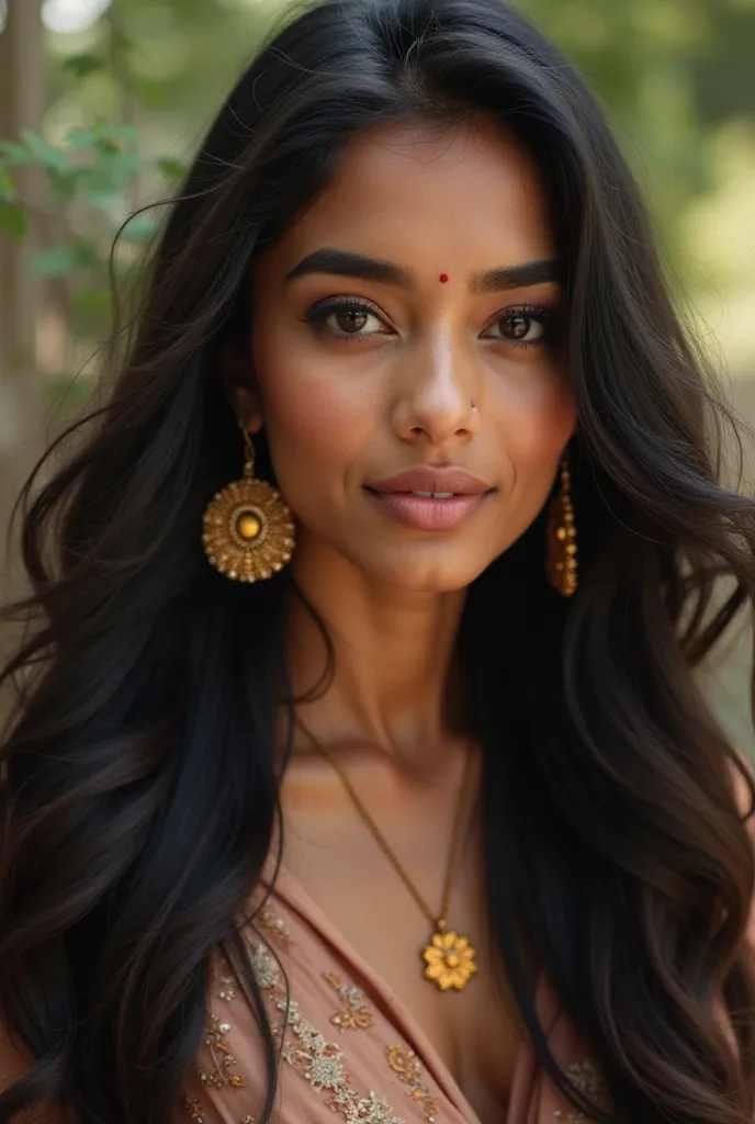 Extra large long hair indian girls photo 
