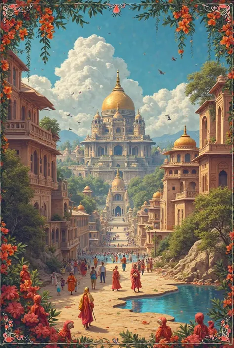 Create a booklet about India, images and text, to make me interested in going to India,images of interesting places in India and text about them
