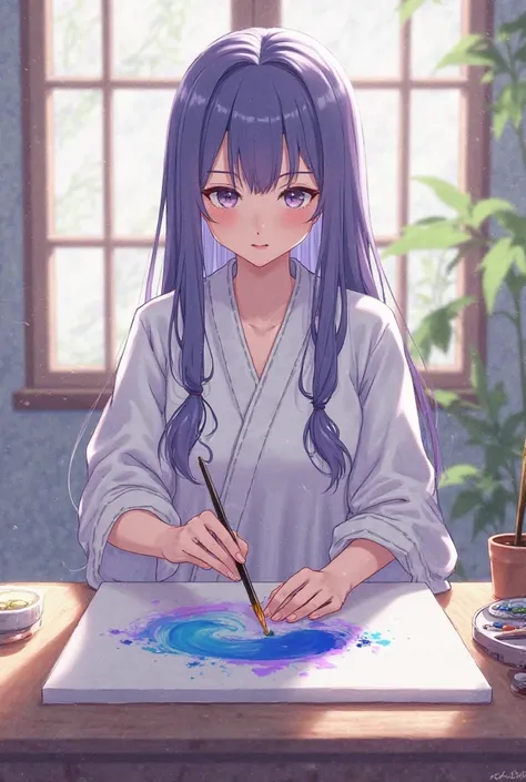 hinata hyuga with paint