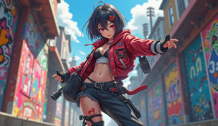 akauski, anime, poses, cool, wallpaper,streetware