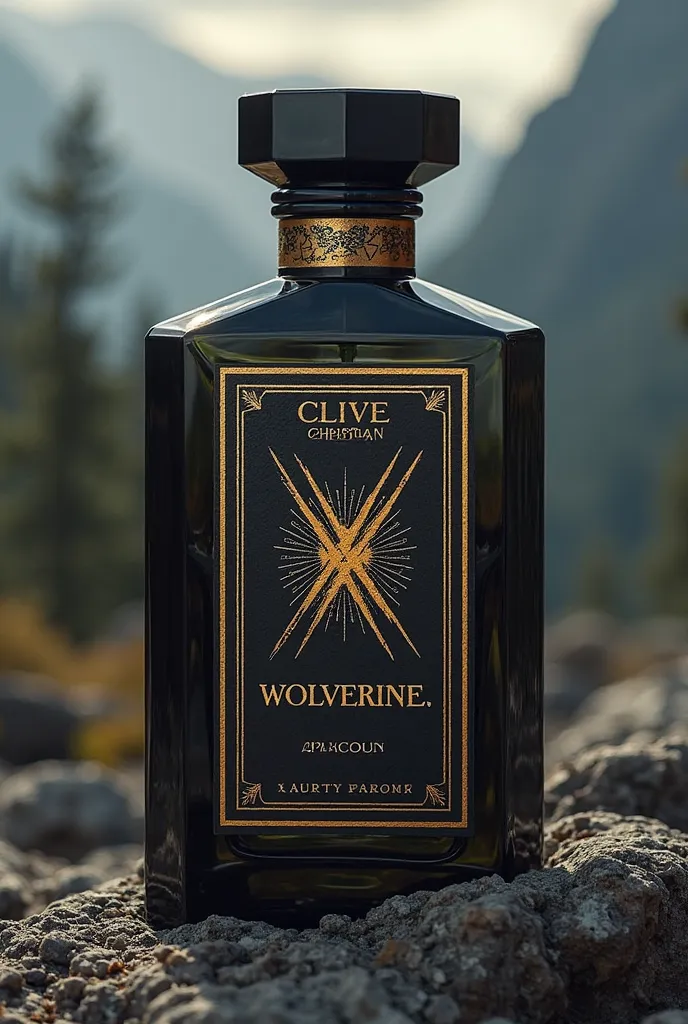 Clive Christian X For Men design wolverine label for perfume