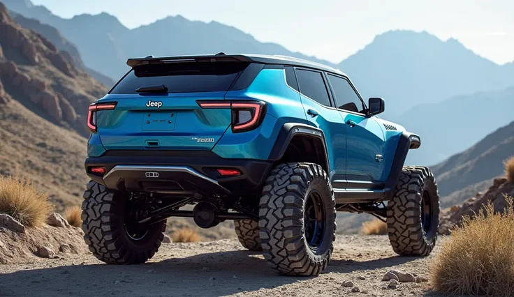 2026 Jeep Recon, Blue colour, back look