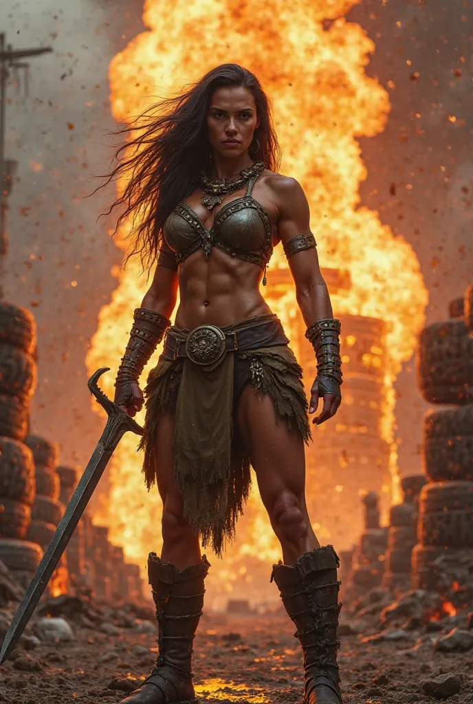 Tyres Flare Warrior Woman Amazon Sword