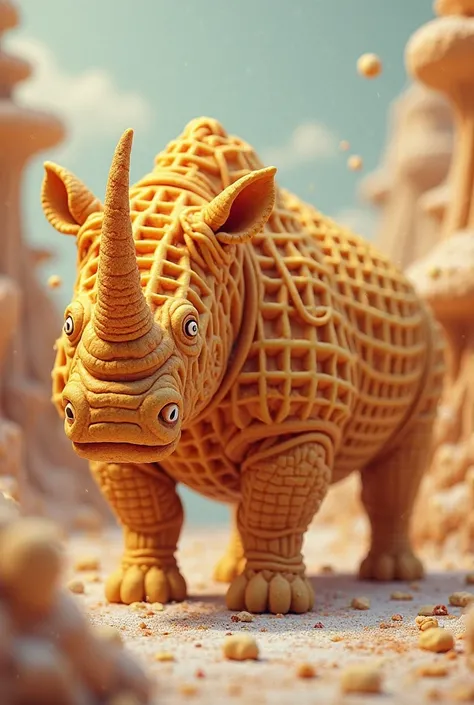 Make me a waffle rhinoceros