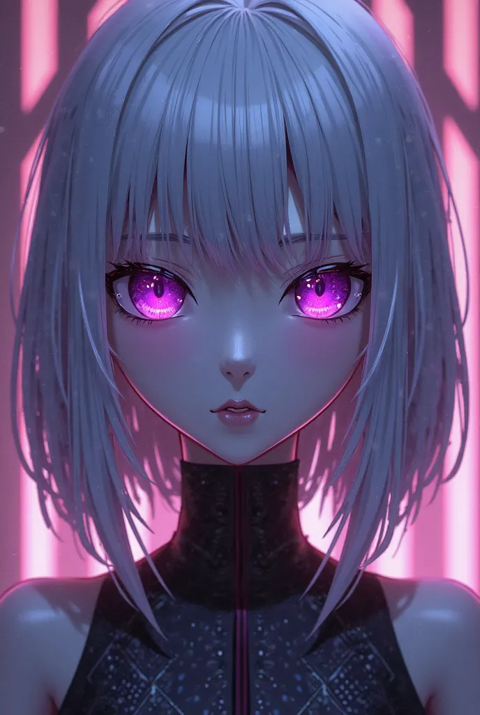 She is a girl from Darling in the Franxx she has purple bald eyes white eyes and it's corner are white she is very pretty she is the twin sister of 002 her name is 001 