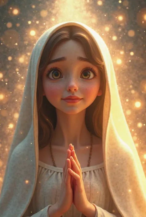 Believe me the pixar-like Virgin Mary for the religion course