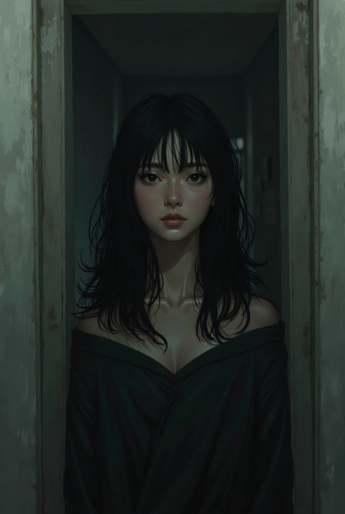 dead end, Black haired girl 