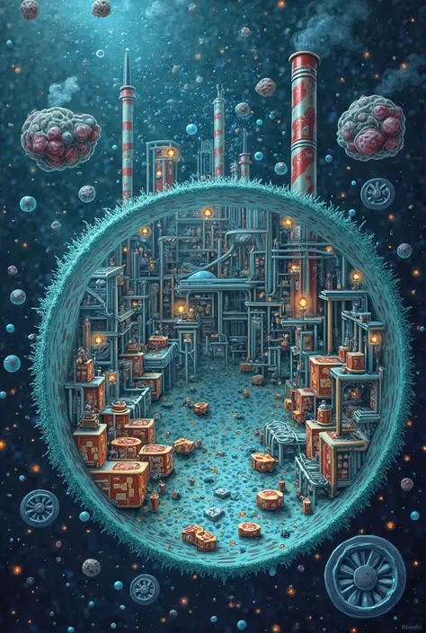 Relate the cell to a factory by indicating each organelle