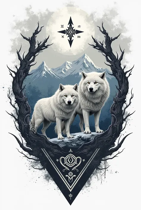 Game of Thrones Nordic Wolves camp emblem