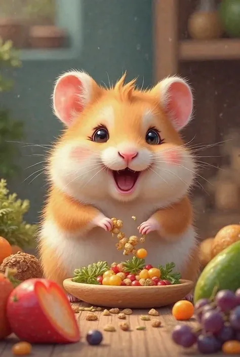 Happy hamster food 