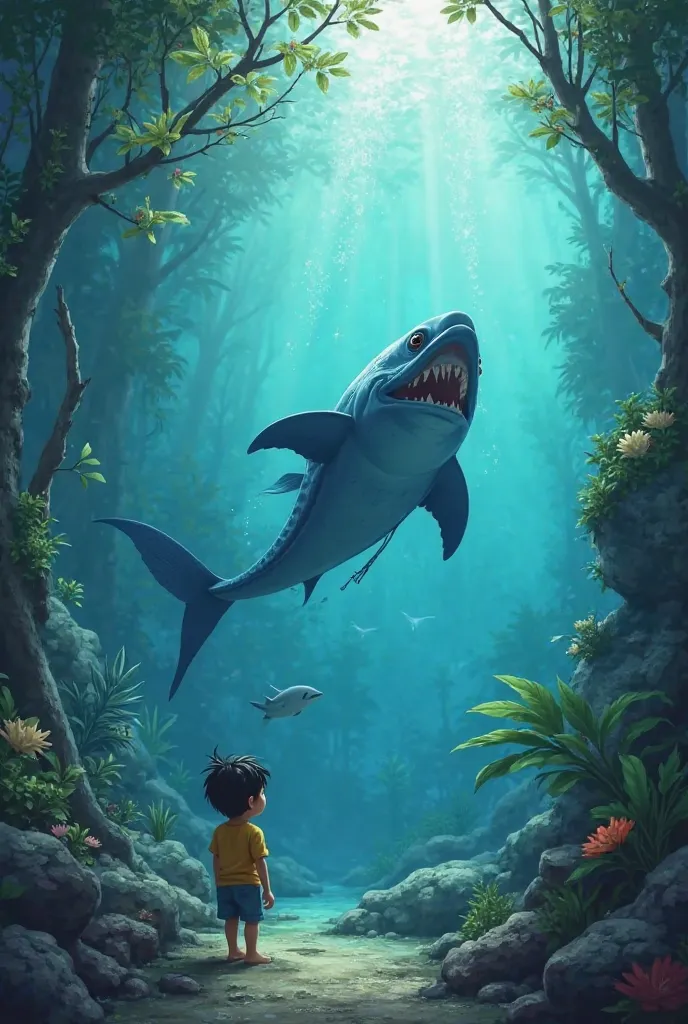 Suddenly, a sly fish with sharp teeth appeared, eyeing Sophia as its next meal. But just as the fish was about to pounce, a brave boy named Max swooped in, chasing the fish away. Sophia was shaken but grateful for Max's timely rescue.

As they explored the...