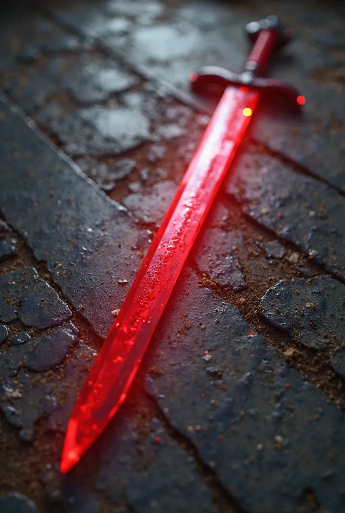 Red Blade on the floor