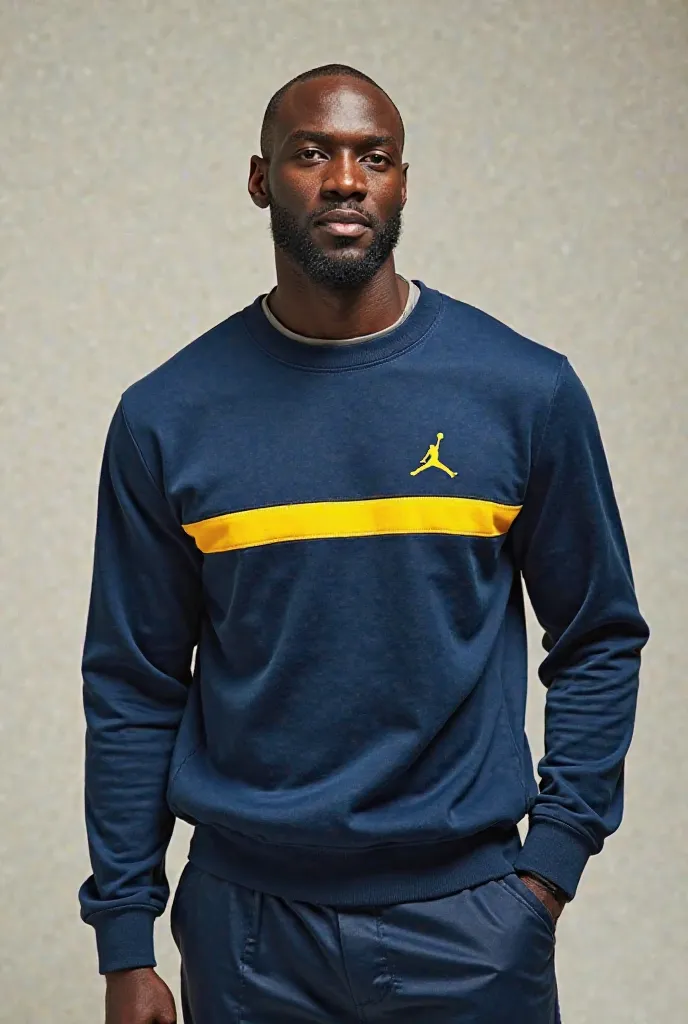 Cava sweater
Homem
Inspired by Michael Jordan
Blue with yellow stripe