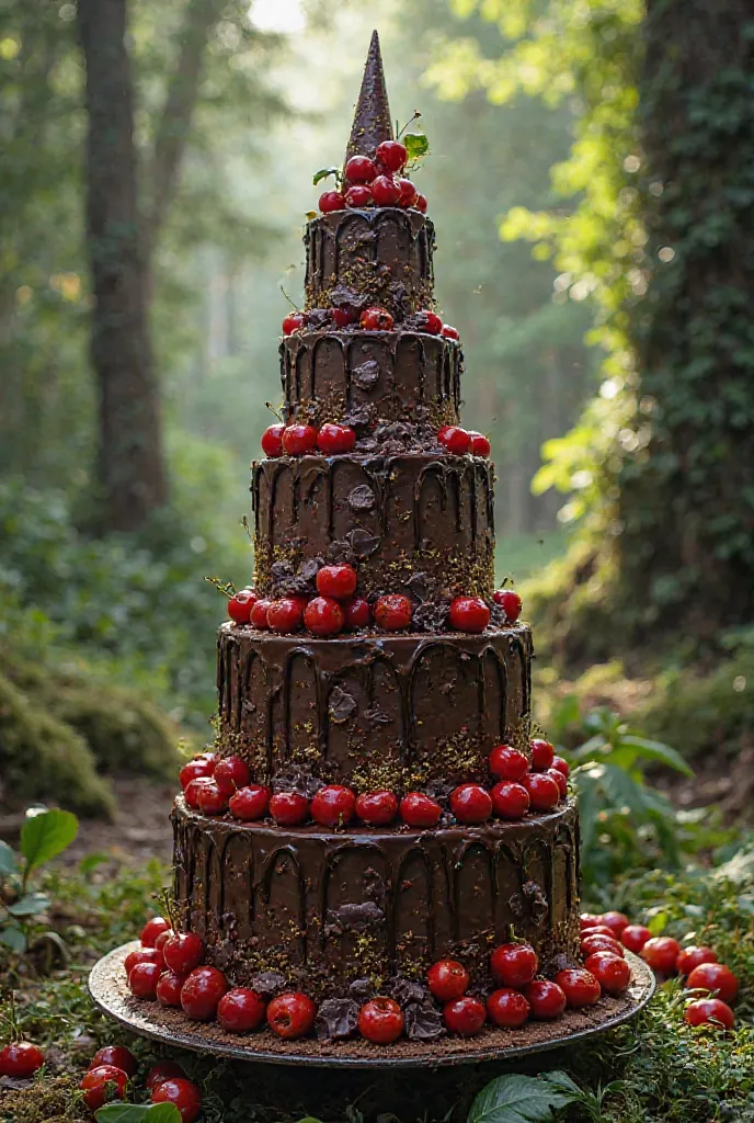 A black forest competition cake 