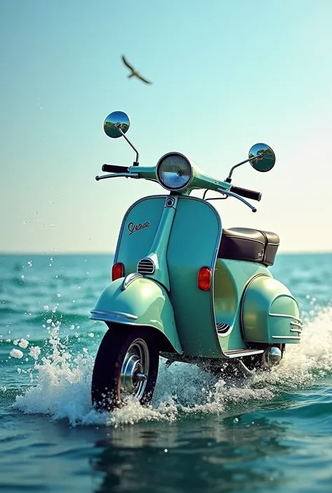 Vespa at sea