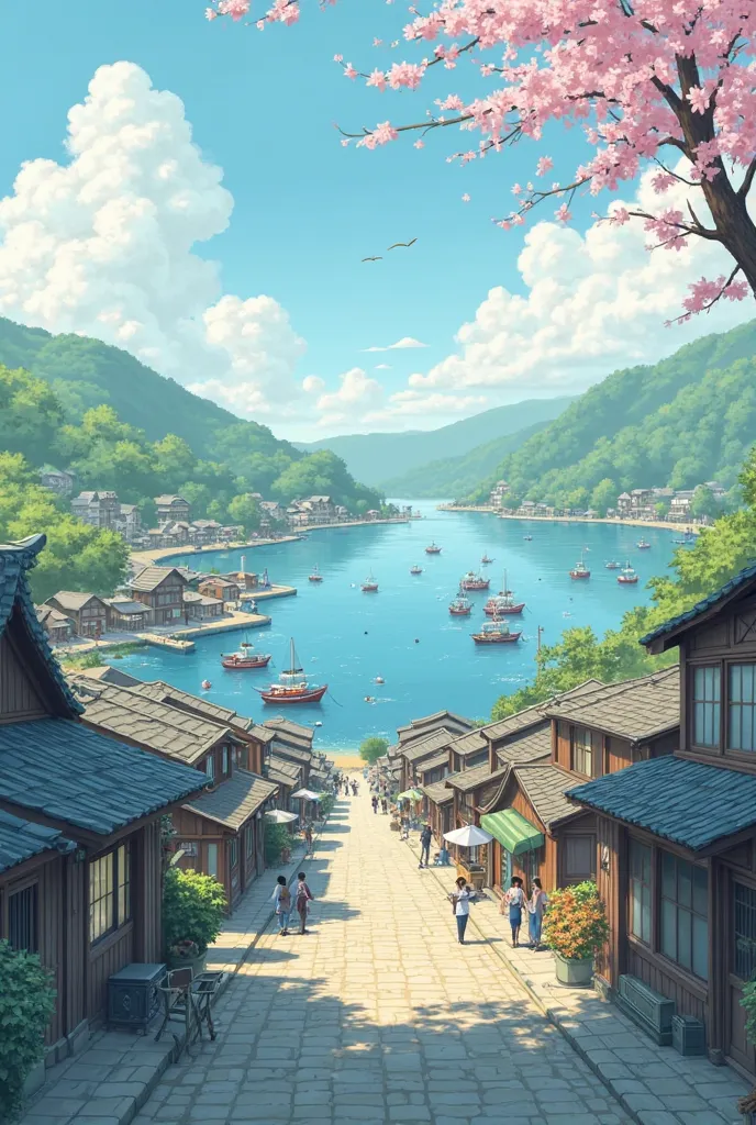 Gentle pearl town of the east 