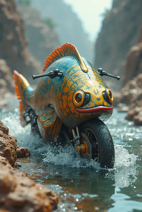 dirt bike fish