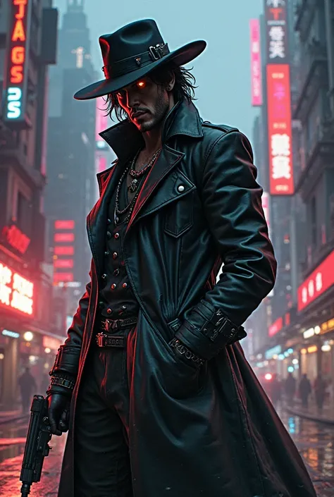 Create a cowboy bebop type of character 