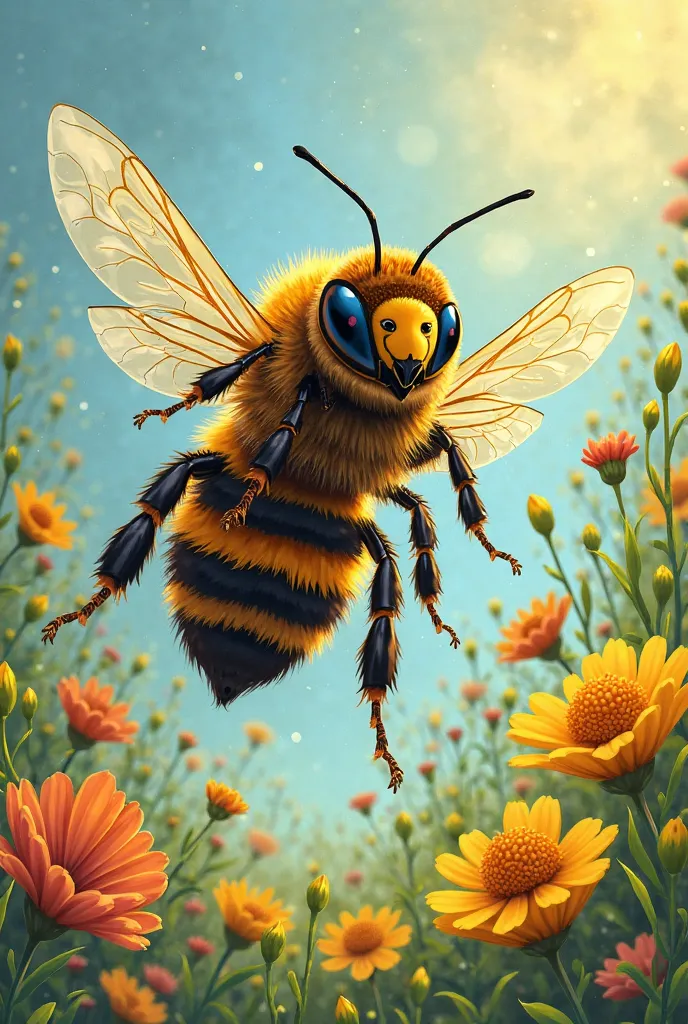 Create a bee to color