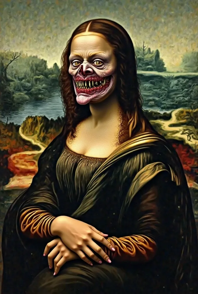 Monna lisa desguted
