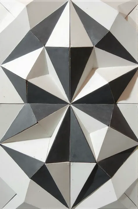 Irregular tile made of polygons 