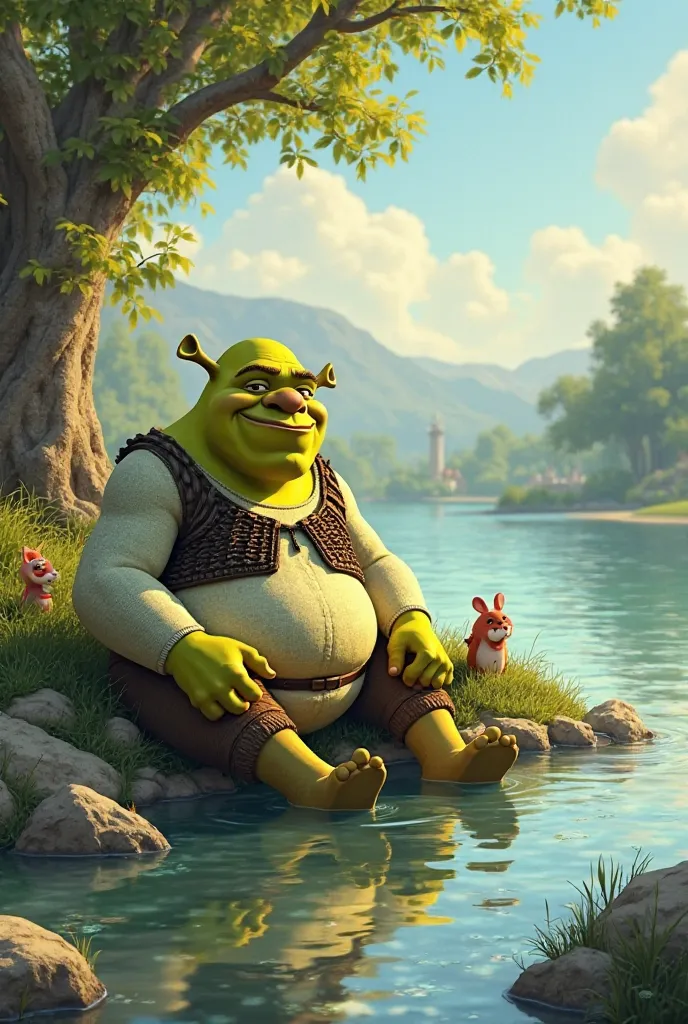 Shrek sul water