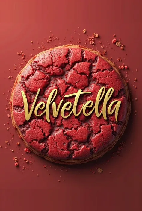  I need your help, I have a brand of red velvet cookies filled with Nutella,  I want a logo for my brand, Is called "Velvetella" I need the logo to have the name as I'm asking you for it please