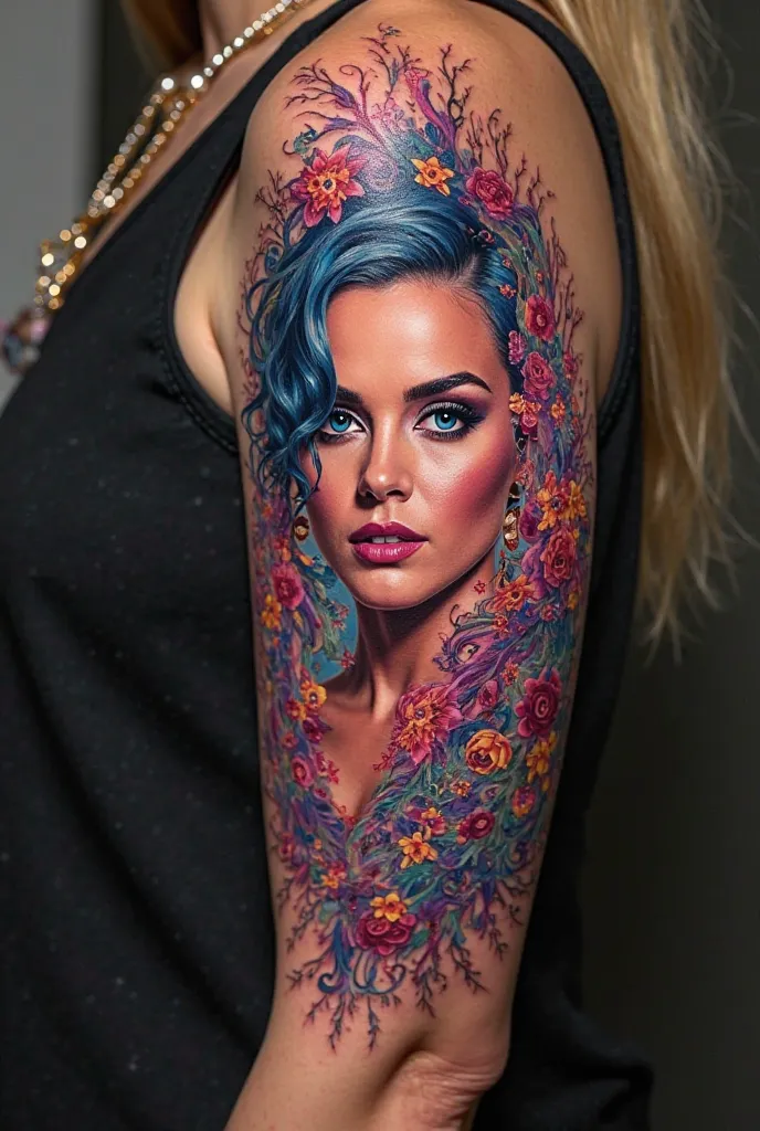 Tatuaje de la gira lifetimes de katy perry