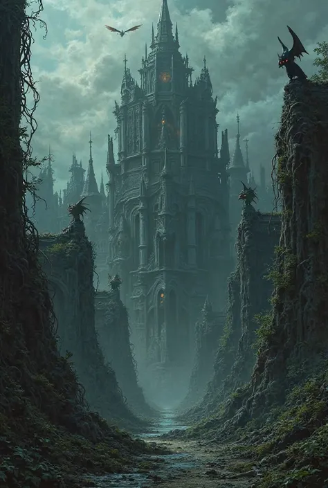 Dark fantasy buildings