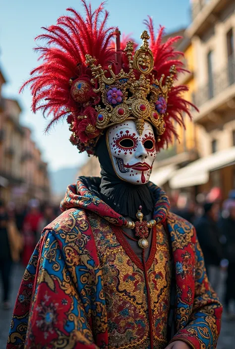 That character is not a peliqueiro, a peliqueiro is a character from the Laza carnival, In Ourense, Galicia , Spain.