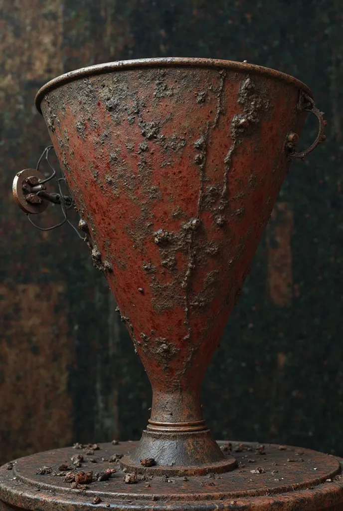 Create me a rusty funnel 