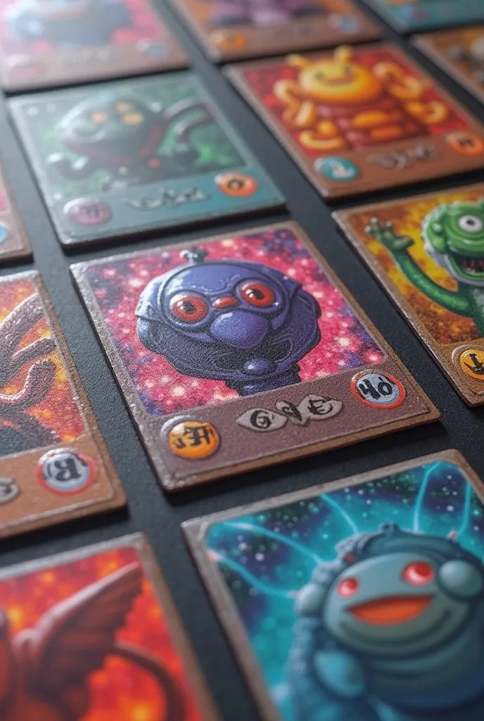 a close up of a bunch of cards with different characters, a pastel by Ivan Ranger, tumblr, incoherents, brawl stars, 8k highly detailed ❤️‍🔥 🔥 💀 🤖 🚀, 8 k highly detailed ❤🔥 🔥 💀 🤖 🚀, 8 k hg, brawl, 8 k what, 12k ursa