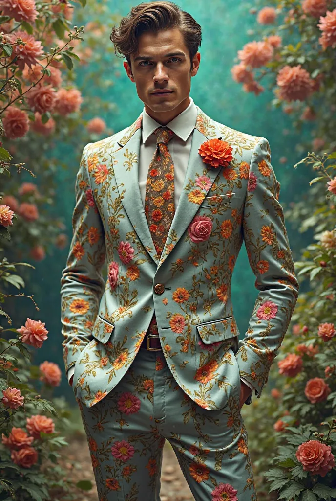 Flower clothing for men 