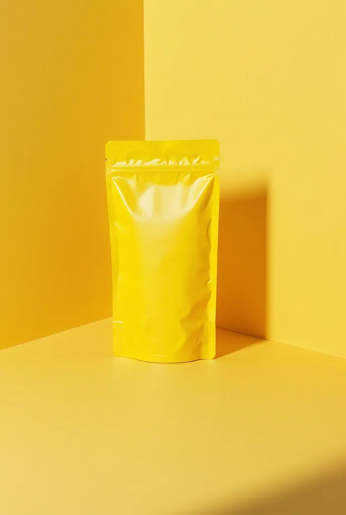 yellow food retort pouch