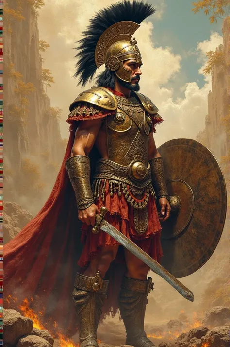 Illustrious warrior type of pre-Hispanic era 