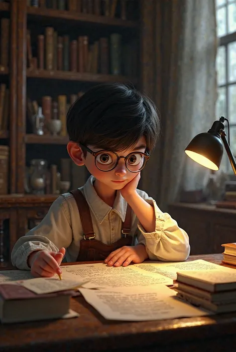 boy studying
