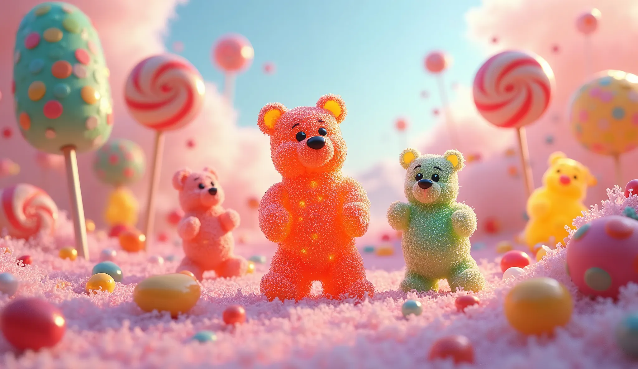 Create animated images of candy 