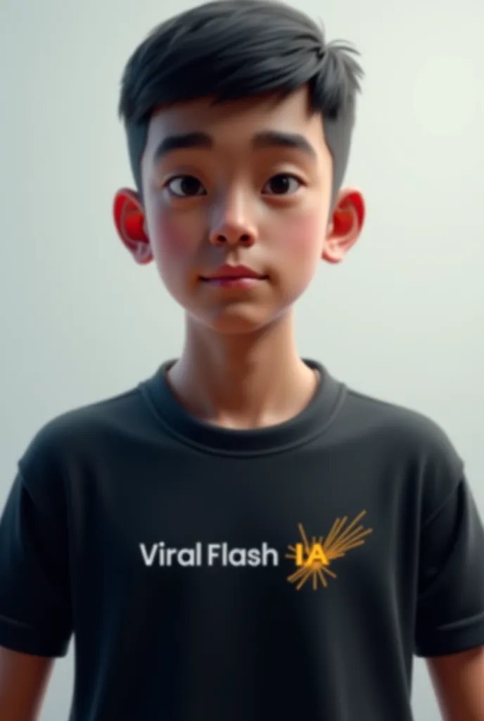 "Create an ultra realistic avatar of a young man with facial features similar to the one in the reference image. he must be facing , with a confident look and neutral expression. His hair is short and aligned,  with a modern cut .  The skin has a realistic...