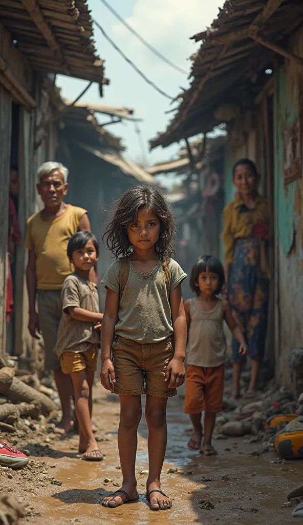 Make a girl and her family penniless favela in Brazil