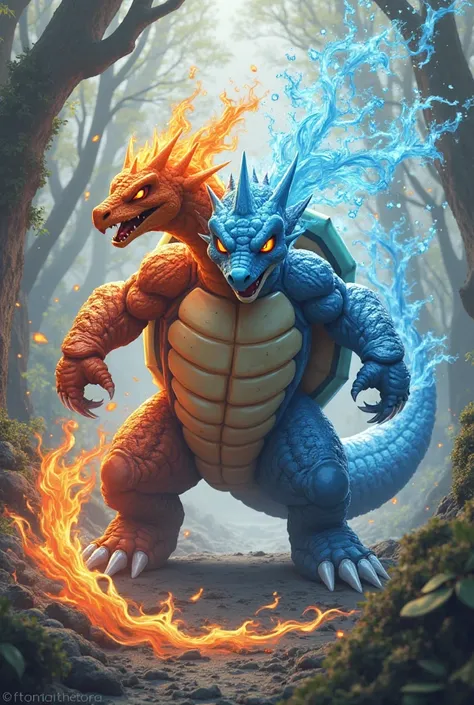 I WANT A FUSION OF CHARIZARD AND BLASTOISE