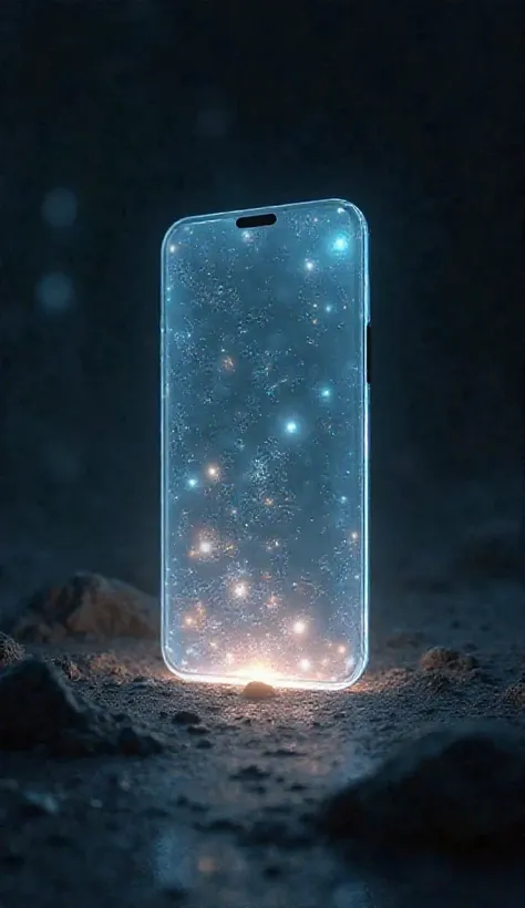 A phone that lights up in the dark